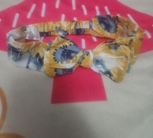 Floral Bow Headband